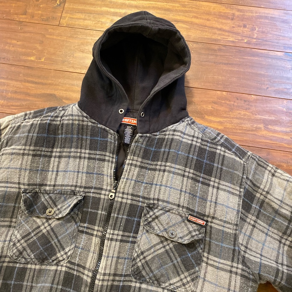 VTG Craftsman Flannel Jacket, Size: Medium - Picture 4 of 9
